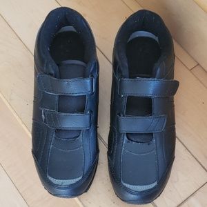 Black Velcro Closure Sneakers